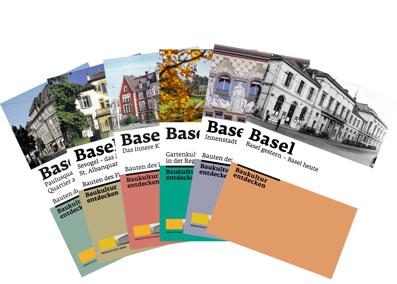 Baukultur entdecken Faltblätter Heimatschutz Basel